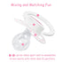 LittleForBig Bigshield Generation-II Adult Sized Printed Pacifier Blushing Baby Pattern