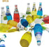 Dollhouse Kitchen Accessories Food, 1:12 Scale Miniature Beverage Bottles for Table Decoration (Five Drinks)