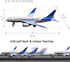Blue Bump and Go Airplane Toy with Lights and Sounds