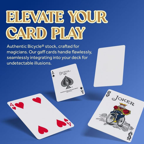 Bicycle Rider Back Gaff Playing Card Decks - Ultimate Mixed Gaff Deck