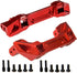 Aluminum Alloy Front and Rear Bumper Mount for 1/10 Scale TRX-4 Crawler Car in Red