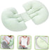 Cabilock U-Shaped Maternity Pillow for Pregnant Women Lumbar Support Cushion Comfortable Side Sleeping Pillow Expecting