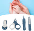 Baby Nail Manicure Care Kit, Pedicure Grooming Kit Set 4 in 1