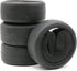 hobbysoul 24pcs RC 1/10 On Road Slick Tire Rubber Tyre with Foam Insert for 1:10 Touring Drift Car