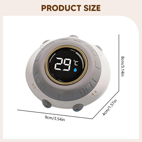Zani Puff Baby Bath Thermometer Digital Water Thermometer Waterproof for Bathtub Infant Bathroom Household- UFO