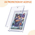 12Pcs Magnetic Card Holders for Trading Cards, 35pt Acrylic Hard Sleeves with Stands for Sports Cards Storage