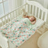 Carseat-30x40 Inches DuShow Leaf Baby Blanket for Girls - Ultra Soft Double Layer Minky Blanket with Dotted Backing