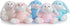 10inch HollyHOME Bunny Stuffed Animal, Easter Bunny Plush Toys, Soft and Cuddly Stuffed Rabbit Easter Gift for Kids