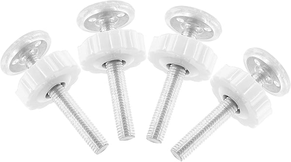 4 Pack Baby Gate Threaded Spindle Rod M10 (10mm) - Screw Replacement Hardware for Pressure Mounted Safety Gates