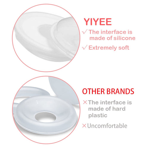 Breast Shells Milk Saver for Breastfeeding - 2 Pack BPA Free Breast Shield Nursing Cups for Milk Collection