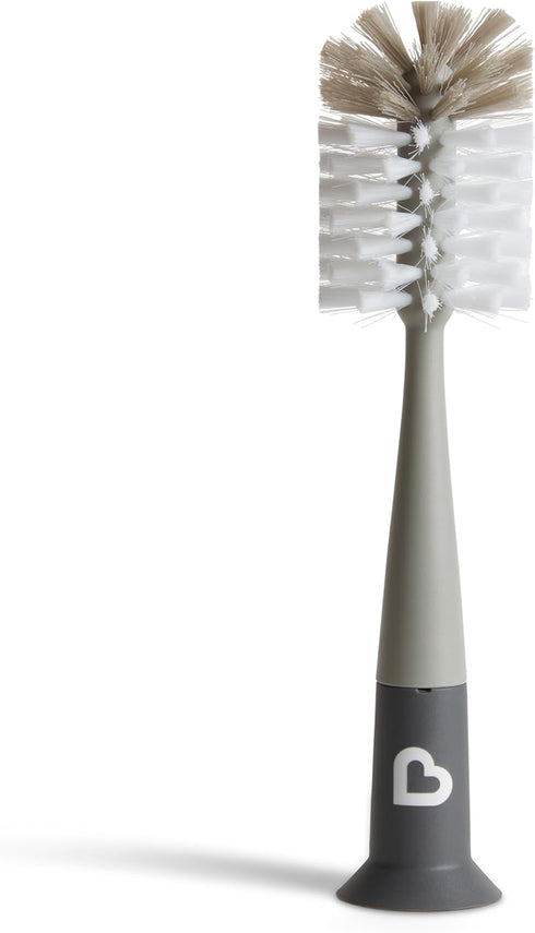 Munchkin Bristle Bottle Brush, Grey
