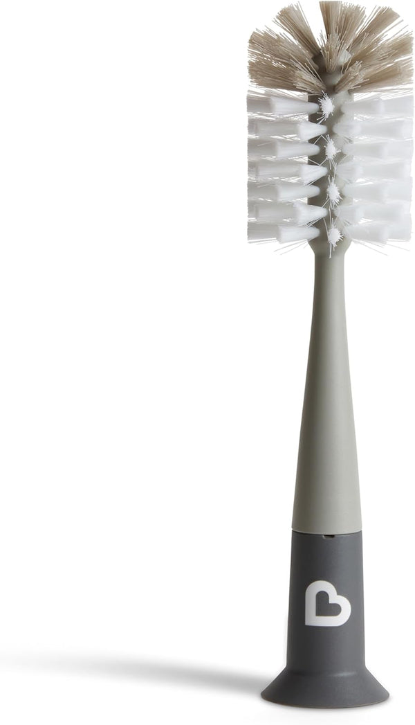 Munchkin Bristle Bottle Brush, Grey