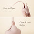 2 Pack Moonkie Silicone Pacifier Holder Case, Cute Portable Pacifier Storage Case