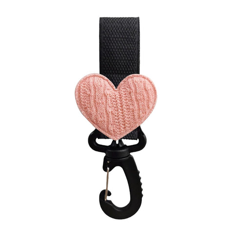 Psdndeww Baby Stroller Hooks for Diaper Bag Stroller Strap with Clip Pram Pet Cart Hook for Hanging Shopping Bags
