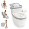 TOSGN 3-in-1 Toddler Potty Training Toilet, for Ages 6 Months+, Realistic Potty Training