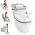 TOSGN 3-in-1 Toddler Potty Training Toilet, for Ages 6 Months+, Realistic Potty Training