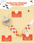 8 Pack 8DBP09A ALVABABY Pacifier Clips Pacifier Binky Paci Holder Leashes for Teethers