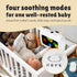 HousexHeart Dreams Baby Soother Portable Baby Soother, Sound Machine & Nightlight | Gentle Motion, Calming Tropical
