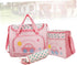 Set Multi-function Diaper Bag Large Capacity Tote with Changing Pad Bag and Feeding Bottle for Parents The