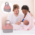 ibasenice Portable Breast Milk Storage Bag for Travel Insulated Cooler Pouch Adjustable Strap Milk Organizer