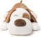 Niuniu Daddy 17.7" Brown Puppy Plush Toy Pillow - Kawaii Stuffed Animal for Kids, Toddlers & Teens, Soft Room Decor