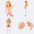 FunPa Pregnant Doll, Mom Doll with Baby Doll Trolley, Blue