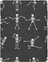FUGIDOG 27 39 inch Halloween Skeleton Baby Crib Sheets for Boys Girls Soft Breathable Baby Sheet Fitted Crib Sheet