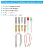 PATIKIL Fruit Battery Science Kit - 2 Set DIY Experiment with Orange, Potato, Lemon for Educational Lab