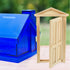 1 12 1 12 Zerodeko Dollhouse Door Scale, Mini Wooden Door, Dollhouse Front Scale, Mini Wooden for Dolls DIY Furniture