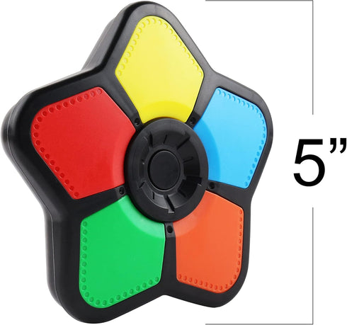 Gamie Electronic Memory Game with Lights and Sounds, Handheld Memory Game for Kids and Adults, Educational Learning Game