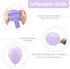 102PCS 18In 12In 10In 5In NISOCY Pastel Purple Balloons Arch Garland Kit, Light Purple Lilac Lavender Balloons