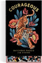 Galison Courageous 128 Piece Matchbox Puzzle – Bold Artwork of Raxenne Manniquiz, Giftable Foil Stamped Box
