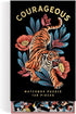 Galison Courageous 128 Piece Matchbox Puzzle – Bold Artwork of Raxenne Manniquiz, Giftable Foil Stamped Box