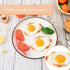 2pcs Fake Fried Egg Simulation Artificial Food Play Food Model Play House Kitchen Decoration