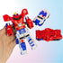 Magnetic Robot 2-in-1 Police Car & Fire Truck Transforming Toy - ABS