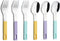 ANNOVA Children's Flatware, 6 Pieces Kids Silverware - Stainless Steel, 3 Safe Forks, 3 Tablespoons, Toddler Utensils