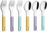 ANNOVA Children's Flatware, 6 Pieces Kids Silverware - Stainless Steel, 3 Safe Forks, 3 Tablespoons, Toddler Utensils