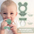 Bessentials Baby Fresh Fruit Food Feeder - 2 Pack Silicone Mesh Feeders for Infant Safe Self Feeding (Purple+Misty