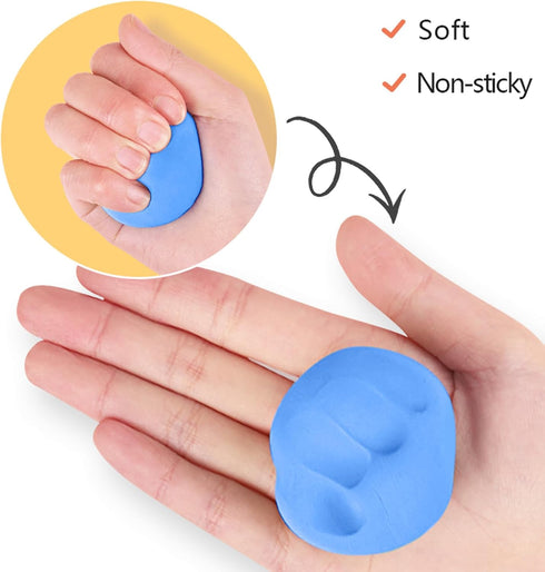Cutedeer Air Dry Clay Kit, 36 Colors Modeling Clay for Kids, Ultra Light Magic Clay with Sculpting Tools
