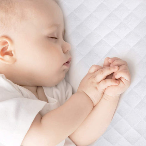23" 28" 4moms Waterproof Bassinet Mattress Protector, Fit for x Breeze Plus Bassinet, Ultra Soft Breathable, Washer