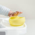 Olababy 100% Silicone Suction Bowl with Lid, Blueberry | Essential for Independent Feeding, Baby Led Weaning