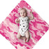 EASSEN Sets 35.4 35.4 Inches Pink Camouflage Pattern Baby Swaddle Blanket Unisex Swaddle Wrap Blankets Neutral