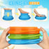 LNCOJOLM Summer Collapsible Bucket Sandbox Kit Toys for Kids, Foldable Bucket Multi Purpose Sand Pail for Garden