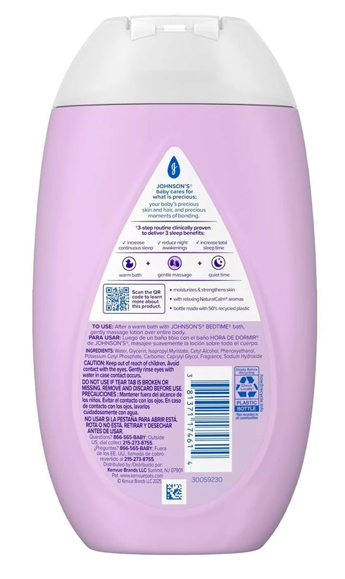 Johnsons 13.6 Baby Bedtime Lotion Ounce
