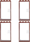 Doors Building Block Parts Toy, MOC Creative Building Block Decoration Accessories Compatible