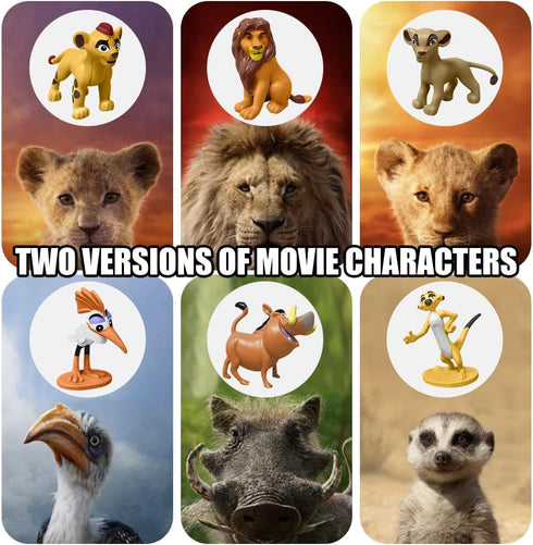 12-Pc Mini Animal Action Figures, Collectible Toys for Kids, Ideal for Cake Toppers & Desktop Decorations