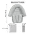 Baby Carseat Headrest and Strap Covers,Baby Carseat Head Support & Carseat Neck Cover,Infant Head Support Pillow