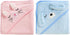 Made by Kalos Set (2pcs, Kalos Baby Towel with Hood for Girls, Boys - Soft, Absorbent, Cotton Blend Hooded Baby Towels