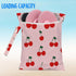 HDHBP Summer Cherry Wet Bag for Swimsuit Dirty Clothes Yoga Gym Diaper, Wet Dry Bag, Beach Vacation Essential