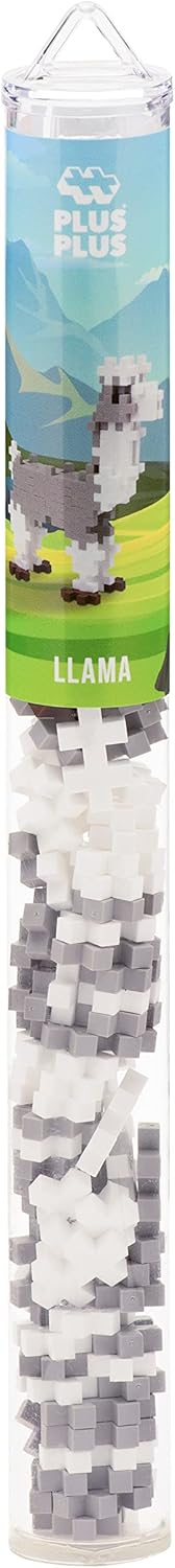 PLUS PLUS Llama - 70 Piece Tube Construction Building STEM/STEAM Toy, Interlocking Mini Puzzle Blocks for Kids